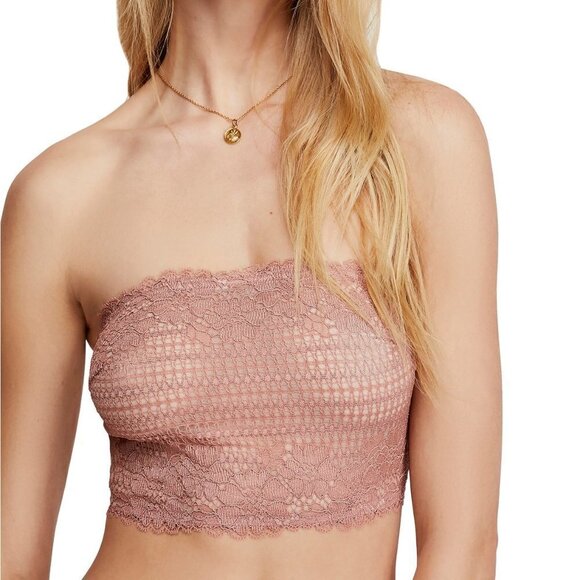 Free People Other - Free People Womens Camila Strapless Lace Contrast Bandeau Small